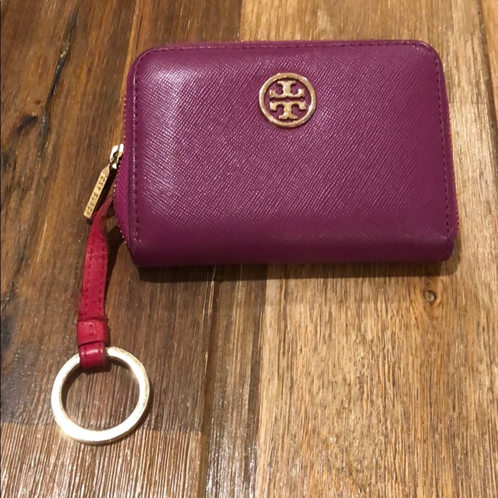 Tory Burch Robinson Zip coin wallet